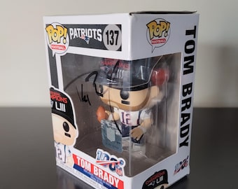 Tom Brady New England Patriots Signed Autographed Funko Pop with COA