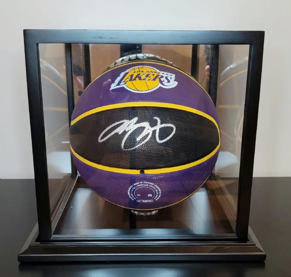 lebron autograph basketball