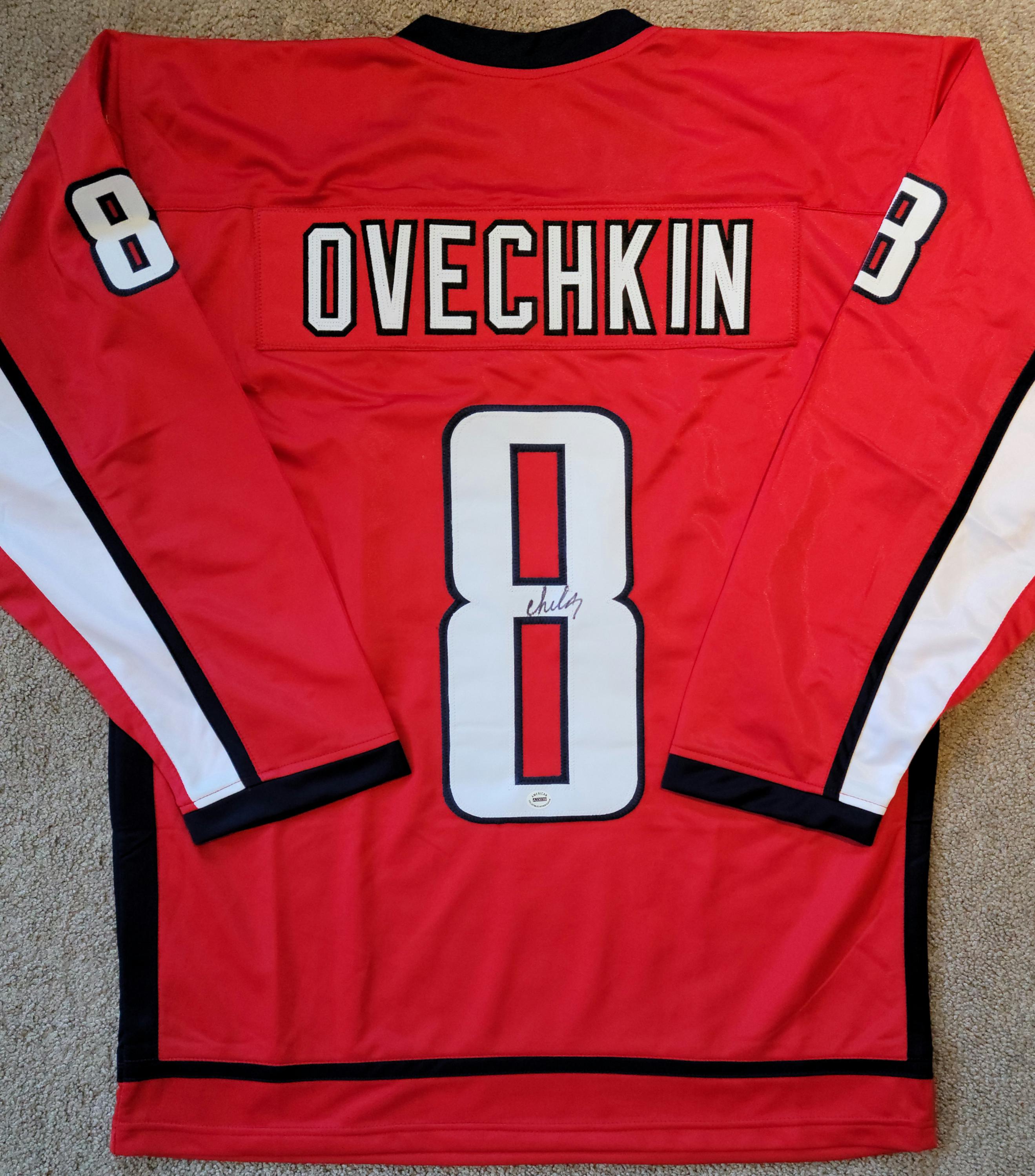 Alexander Ovechkin Signed Autographed Washington Capitals Custom  display picture 1