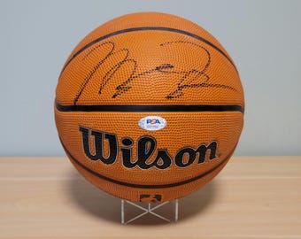 Michael Jordan Signed Autographed Spalding Basketball Chicago Bulls PSA COA