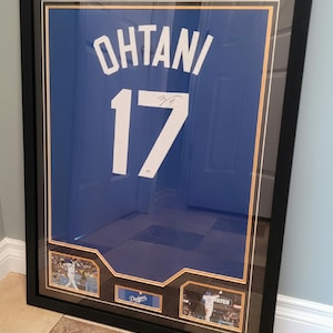 CUSTOM FRAMED! Shohei Ohtani Signed Autographed Dodgers Custom Jersey w/ COA