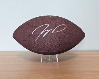 Jayden Daniels Signed Football with Heritage Authentication COA