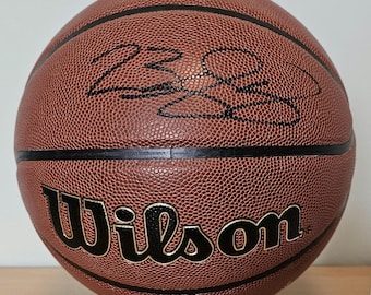 LeBron James Signed Spalding Signature Series Full Size Basketball PSA Authenticated Auto Grade 9 NBA Autograph Memorabilia