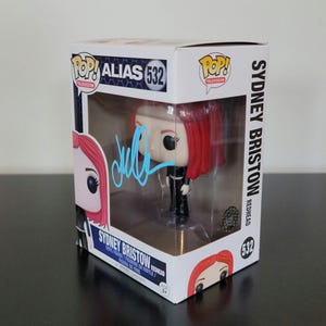 Jennifer Garner Signed Autographed Funko Pop Sydney Bristow Alias Hologram COA