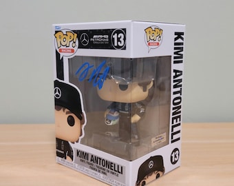 LAST ONE! Kimi Antonelli Formula 1 AMG Petronas Signed Autographed Rookie Funko Pop Authenticated