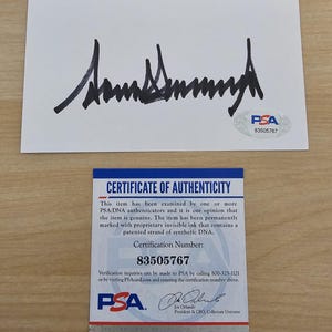 Trump autograph - Etsy 日本