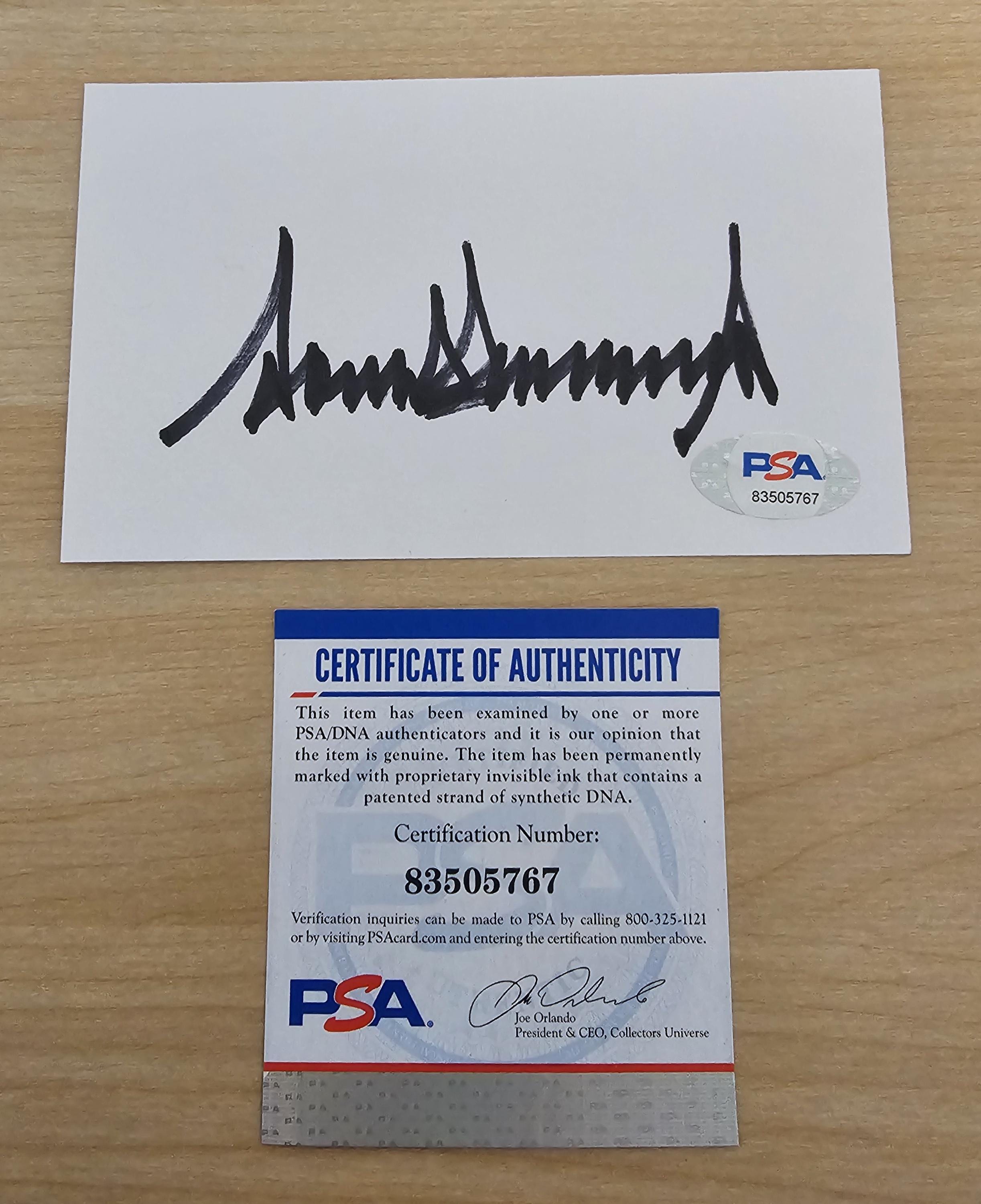 Trump autograph - Etsy 日本
