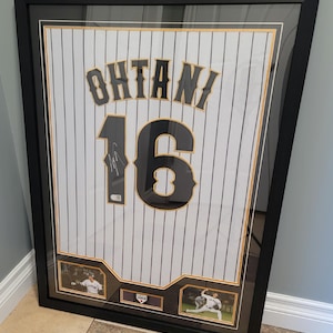 CUSTOM FRAMED! Shohei Ohtani Signed Autographed Japan Samurai Jersey w/ COA