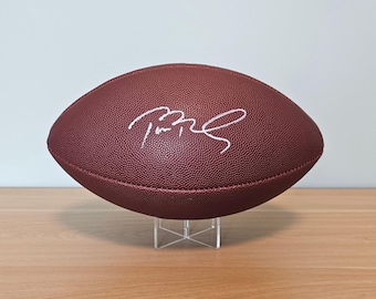 Tom Brady Signed Football Heritage Authentication COA, Autographed Football Memorabilia, Sports Collectible Gift