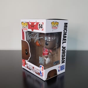 Michael Jordan Signed Autographed Funko Chicago Bulls NBA Hologram w/COA