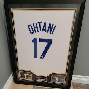 CUSTOM FRAMED! Shohei Ohtani Signed Autographed Dodgers Custom Jersey w/ COA