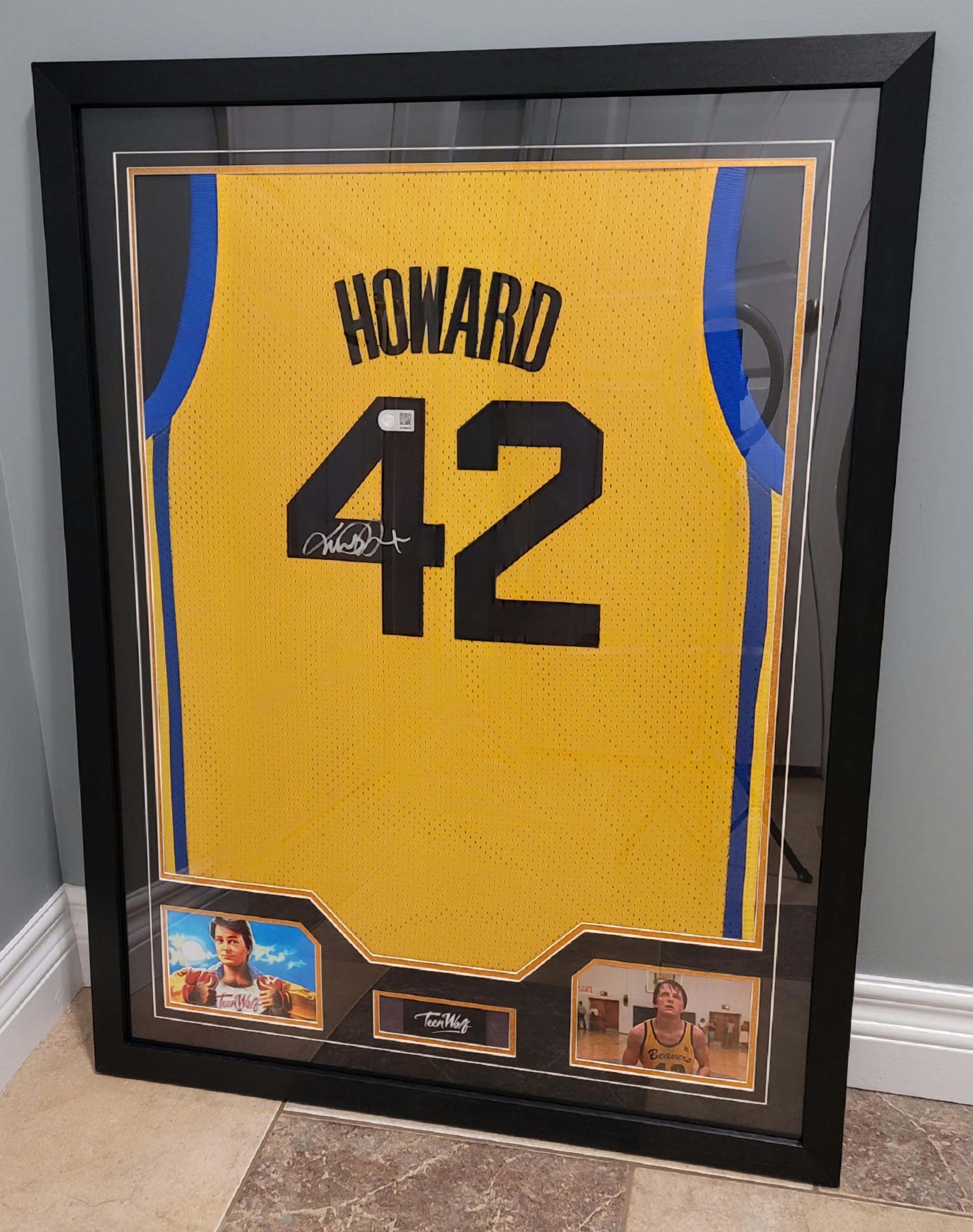 CUSTOM FRAMED! Michael J Fox Signed Autographed Scott Howard Teen