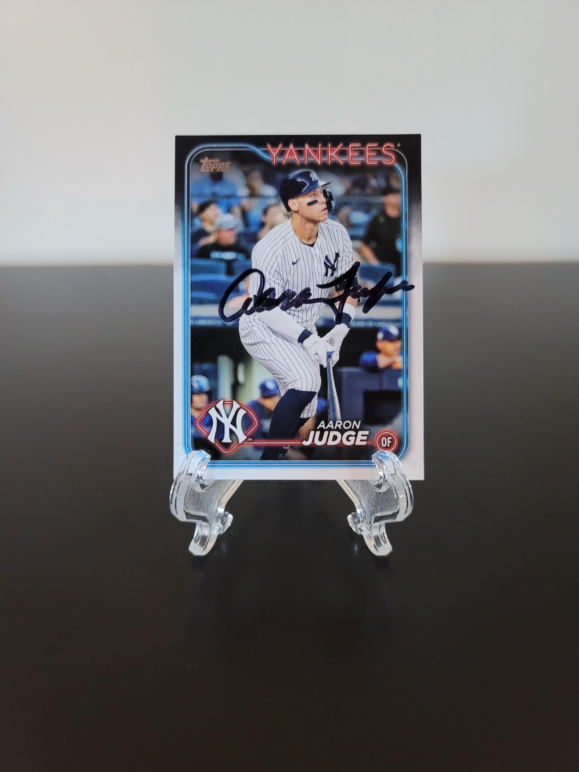 Aaron judge signed card - Etsy 日本