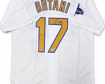 Shohei Ohtani Signed 2024 World Series Champions Dodgers Jersey – Fanatics Authentic