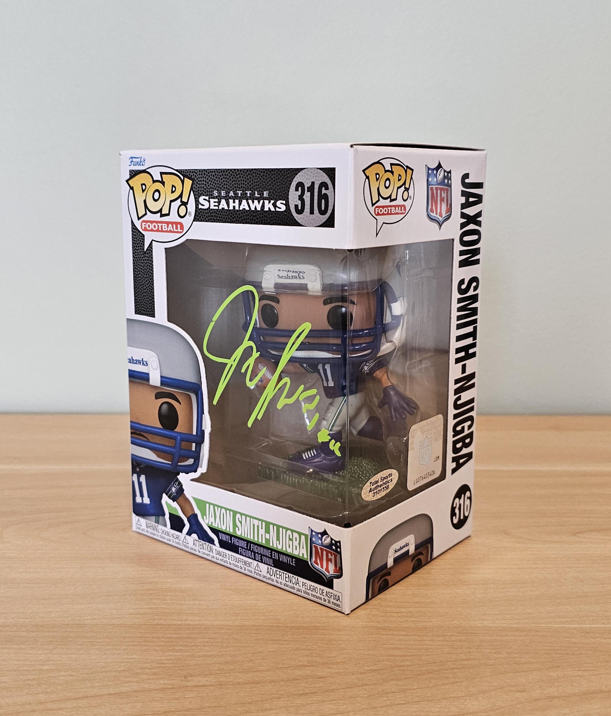 Jaxon Smith Njigba Signed Autographed Seattle Seahawks Funko Pop