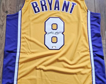 2000-2001 Kobe Bryant Signed Jersey PANINI Authentic COA Autographed