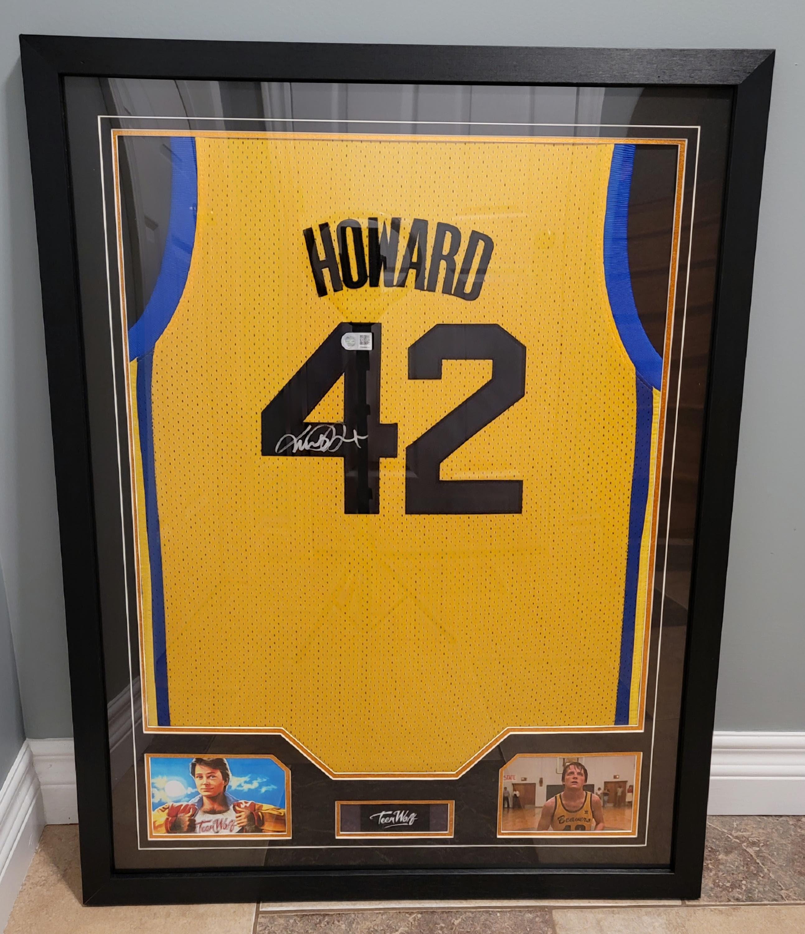 CUSTOM FRAMED! Michael J Fox Signed Autographed Scott Howard Teen