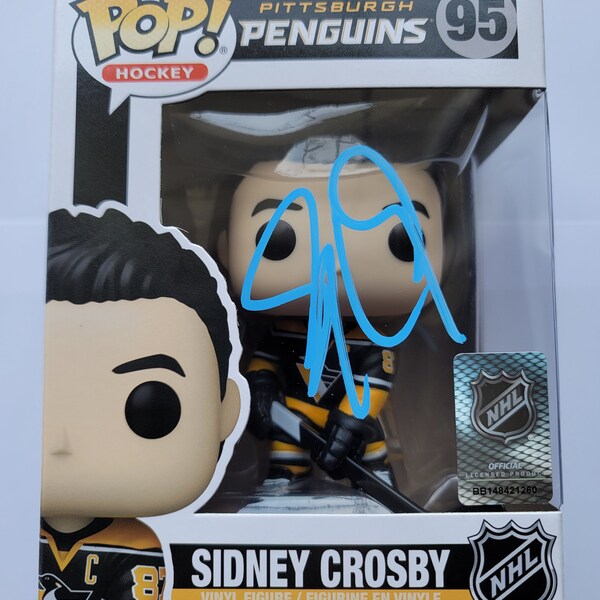 Sidney Crosby Signed Autographed Funko Pop Pittsburgh Penguins with COA