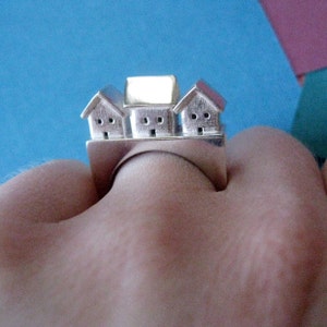 Neighborhood Statement Ring Sterling Silver image 4