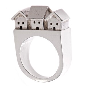 Neighborhood Statement Ring Sterling Silver image 2