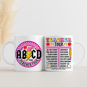 Teacher Mug Teachers Appreciation Gift Personalized Coffee Cup Back to School Mug Teachers Gift Thank you Cup Christmas Teacher Present