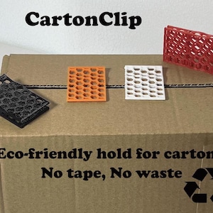 CartonClip - Sujeción ecológica para cartones (4 unidades)