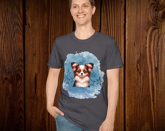 Tee shirt for her Tee shirt for mom Tee shirt for him Cartoon dog tee Dog tee Animal Tee Cat tee Funny shirt Funny dog Gift for mom