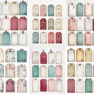 Vintage baggage tag - Etsy 日本