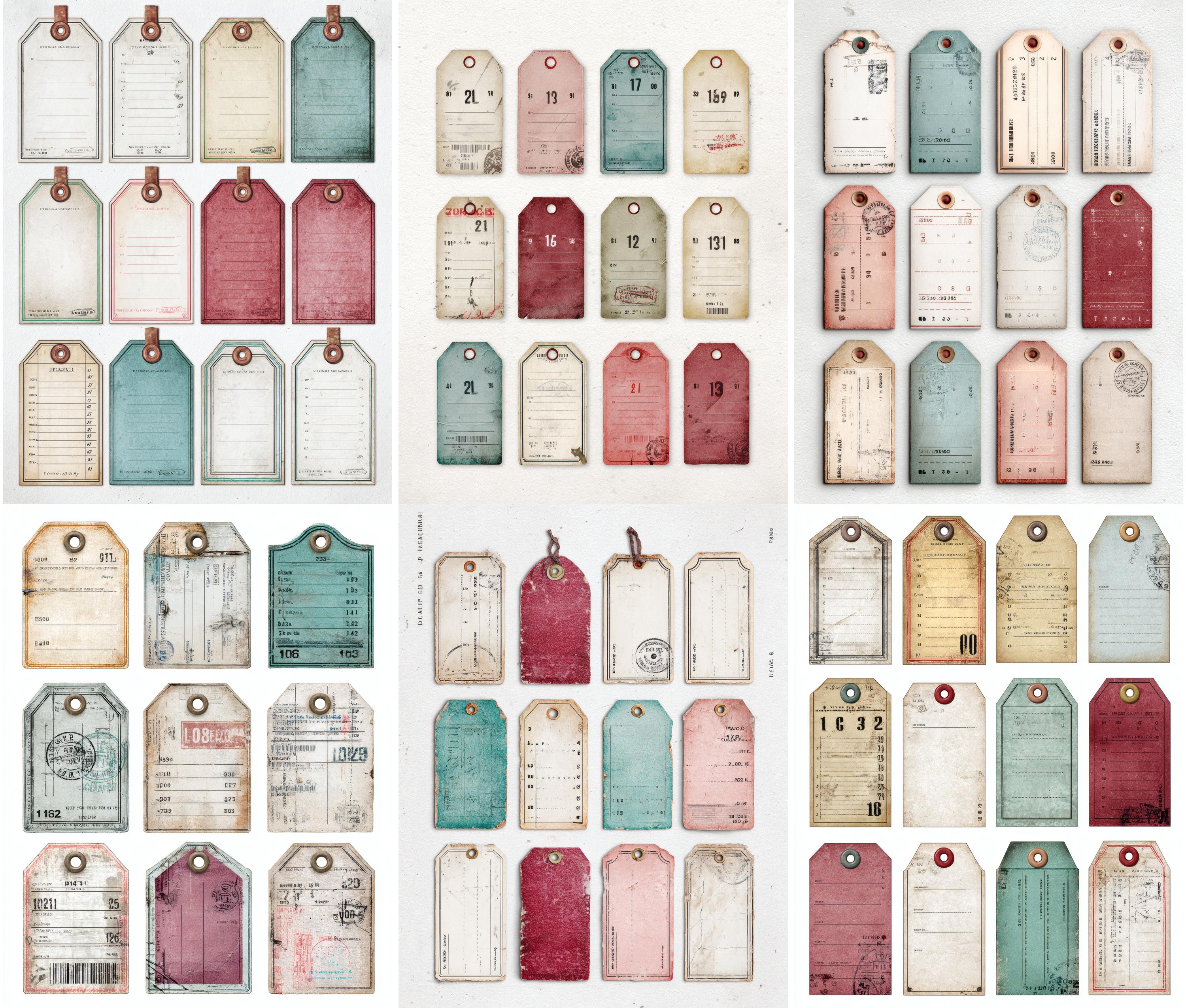 Vintage baggage tag - Etsy 日本