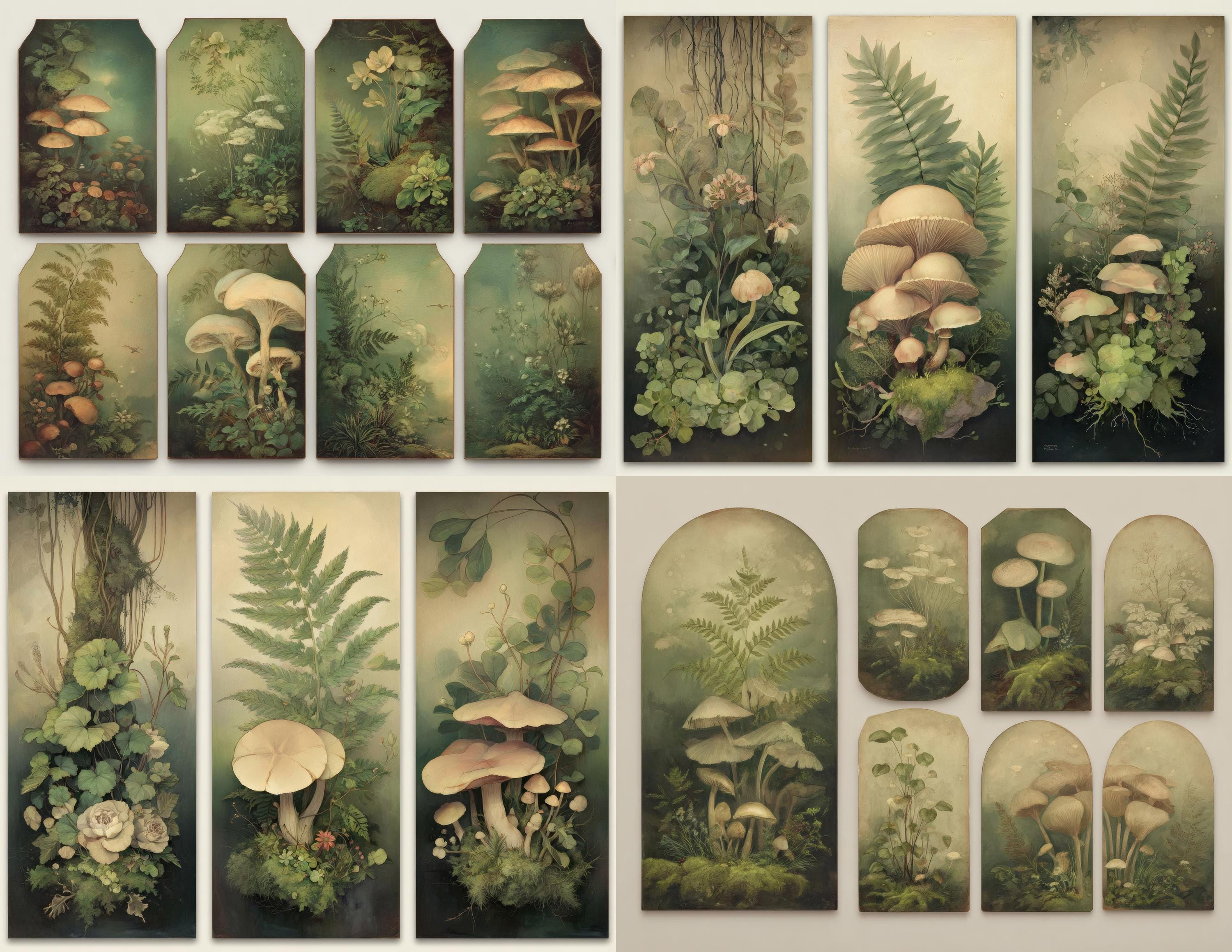 Forest Junk Journal Kit, Enchanted Jungle Printable Pages Tags Labels ...