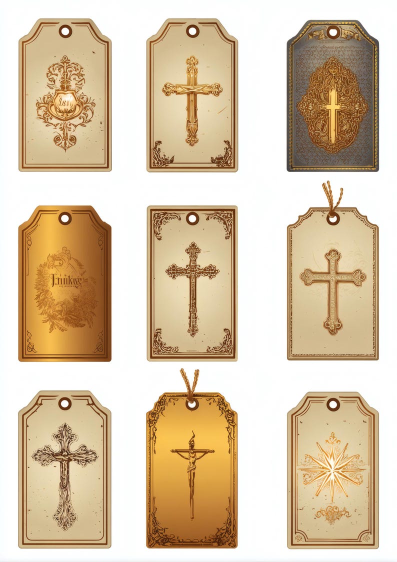 Christian Labels and Tags Printable, Faith Junk Journal Supplies, Bible ...