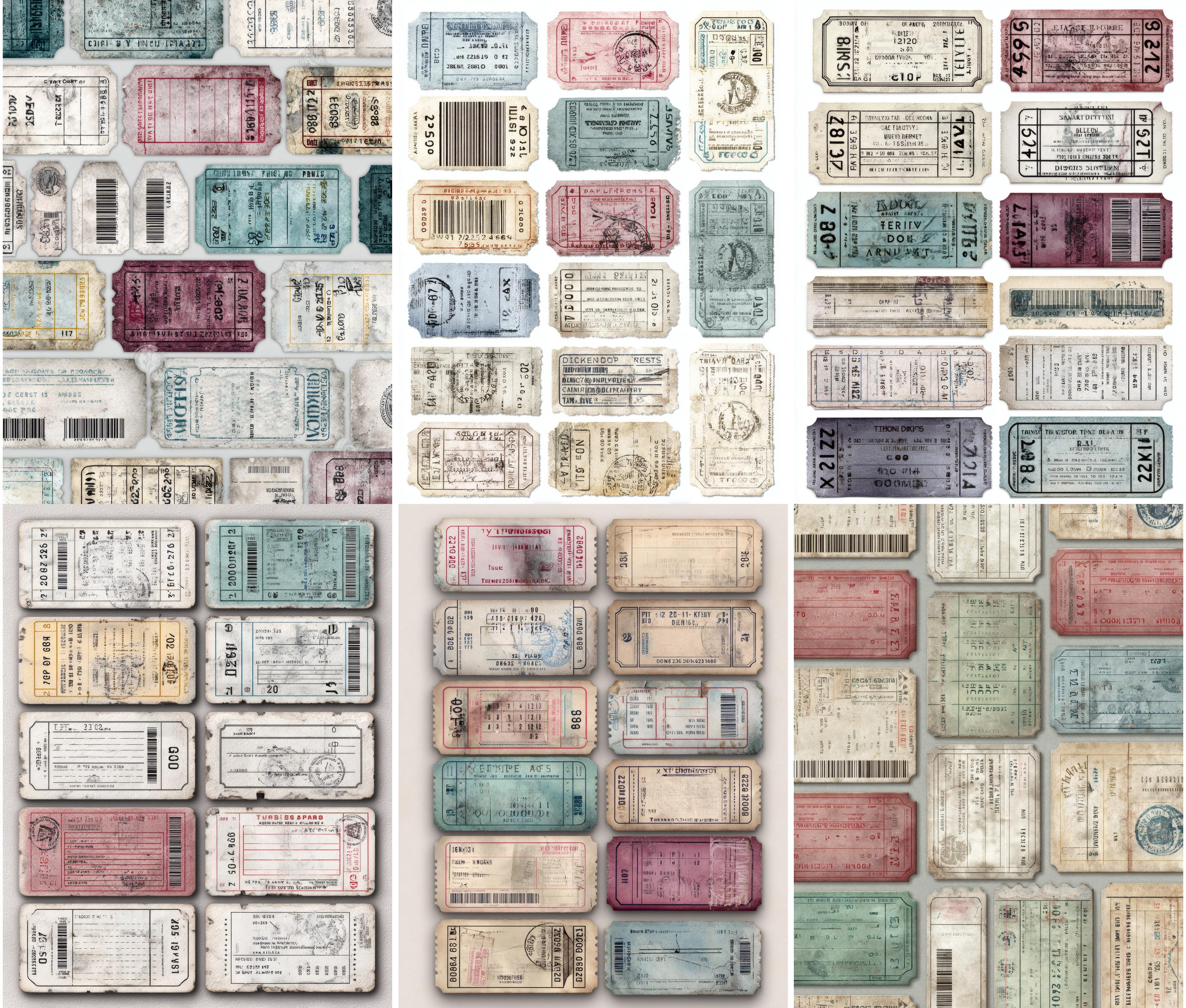 Antique train ticket - Etsy 日本