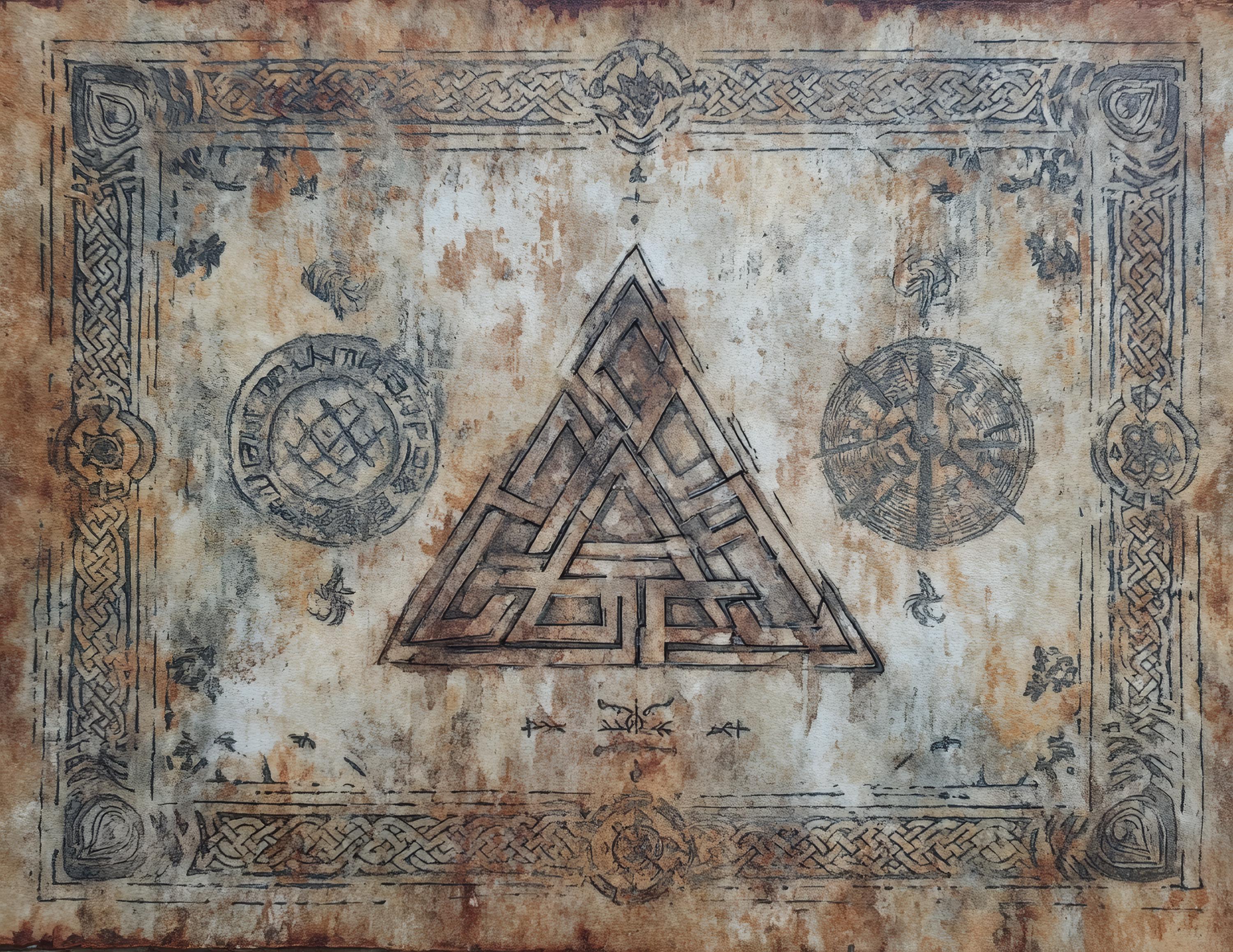 Runic Divination Junk Journal Kit, 38 Pages, Norse Rune Scrapbook Paper ...