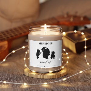 Labyrinth Candle, Soja-geurkaars 9oz, Should You Need Us, David Bowie, Hoggle, Ludo, Jareth Candle, Babe with the Power, Ziggy Stardust