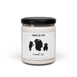 Labyrinth Scented Soy Candle, 9oz, Should You Need Us, David Bowie, Hoggle, Ludo, Jareth Candle