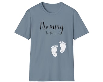 Camiseta para anunciar el embarazo, camiseta de maternidad, top para embarazadas, conjunto para revelar el sexo del bebé, camiseta para futuras mamás, regalo para embarazadas