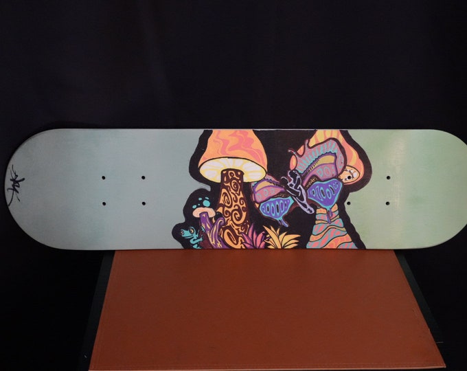 Hand Painted Custom Skateboard Deck