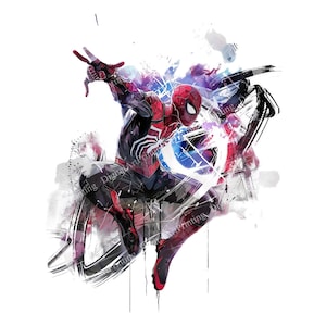 Super-herói do Homem-Aranha, camisa infantil, estilo Anime, clip art, arquivo PNG de alta resolução para camisa de sublimação de camisa, caneca - Download digital PNG agora