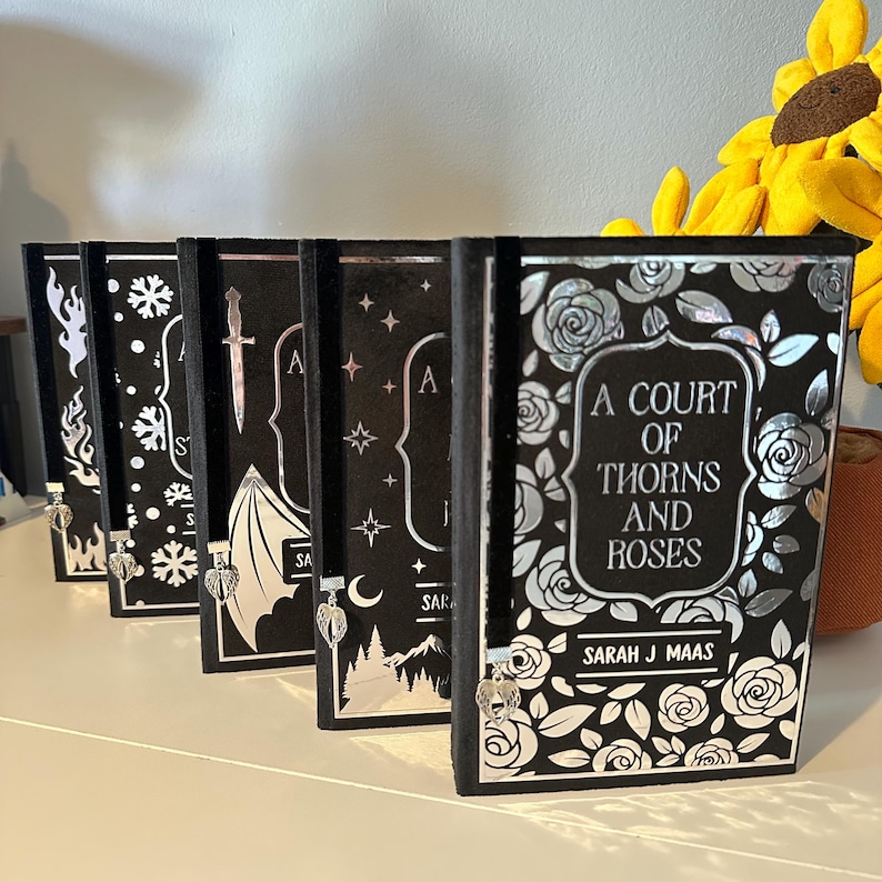 Custom Acotar Silver Sprayed Edges Rebound Books Turn Any Paperback