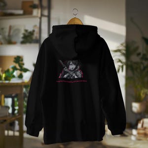 Cyberpunk Warrior Woman Full Zip Hoodie - Soft Fleece, Stylish & Comfortable Sweatshirt, Unisex Hooded Sweatshirt, Cyberpunk Hoodie