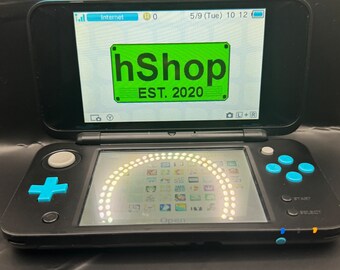 Modded Schwarz/Blau 2DS XL 128gb