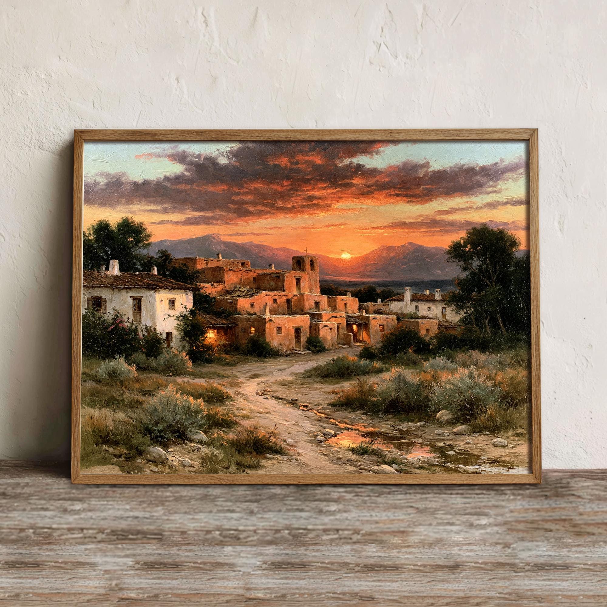 Brown Mountain Wall Art Canvas - Etsy
