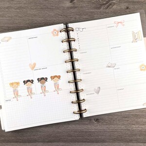 Reading Girl Stickers, Planner Stickers, Journal Stickers, Bujo Stickers, Scrapbooking Stickers