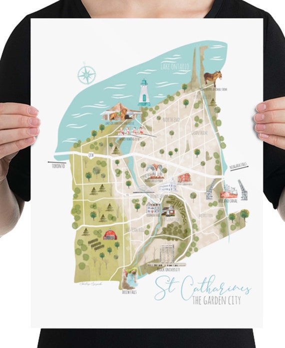 St Catherines Ontario Map