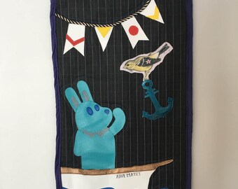 Ahoy Matey Quilted Wall Hanging