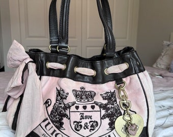 Pink Juicy Couture Scottie Dog Daydreamer Bag