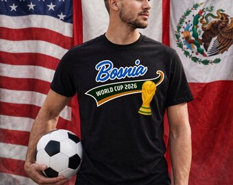 Bosnia and Herzegovina, World Cup 2026, World Cup, Football T-Shirt, Football Gift, Gift; Souvenir