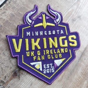 UK and Ireland Vikings Fan Club Patch