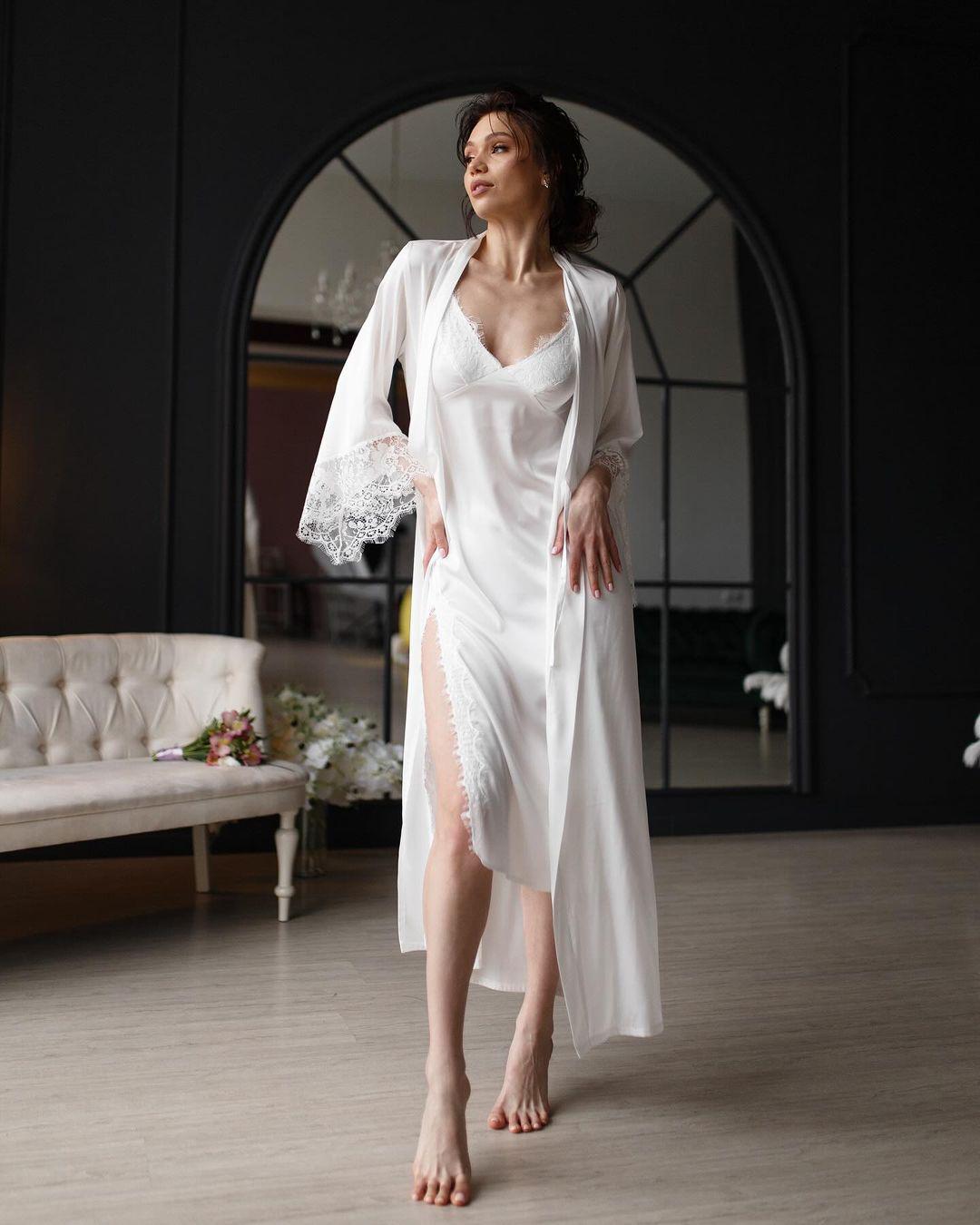 White Nightgown - Etsy White Nightgown - Etsy