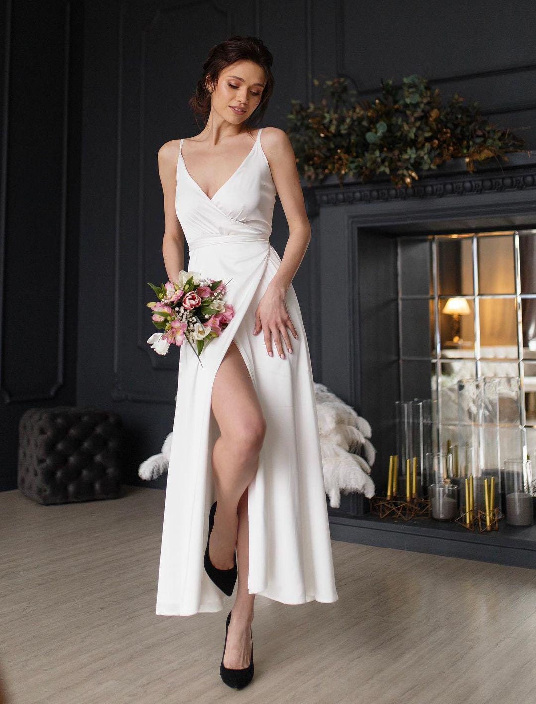 Sparkly White Maxi Dress - Etsy